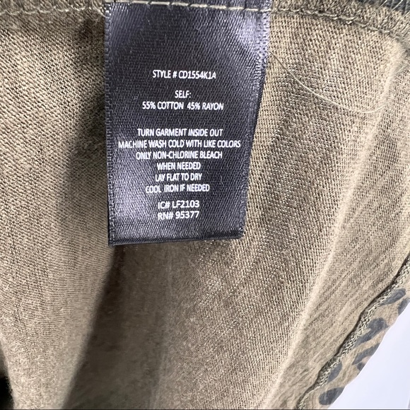 SANCTUARY SO TWISTED T-SHIRT DRESS ANIMAL PRINT  Size XL NWT - Picture 7 of 10